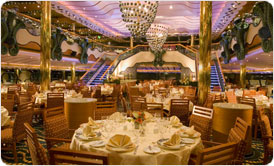 Carnival Splendor - Dining facility Dining room on Carnival Splendor
