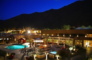 View over Hotel Zoso Hotel Zoso in Palm Springs