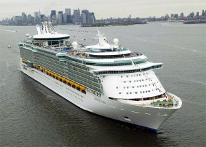 Cruise ship from the fleet of Royal Caribbean