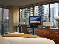 Dana Hotel Chicago View from Dana Hotel and Spa over Chicago skyscrapers
