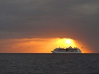 Sunset in Cozumel, Mexico