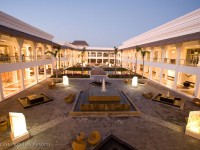 Inside view over the corridors of Grand Sunset Princess, all inclusive five star Cancun hotel