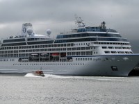 Cruise ship near Belfast