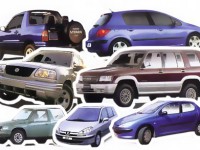 Cars for rent, different types