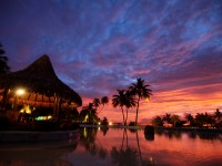 Tahiti sunset