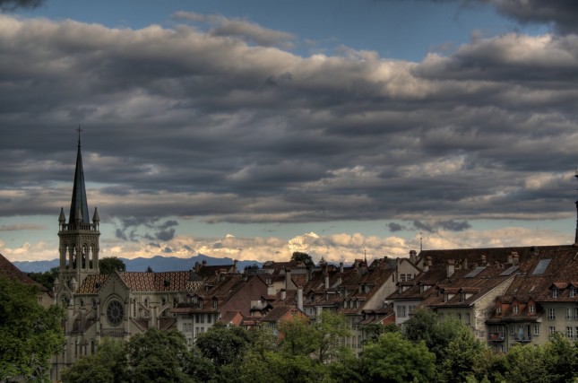 View over the Old Town of Bern