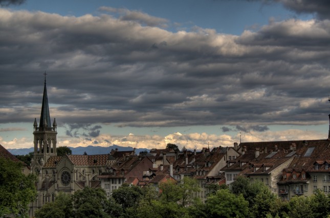 View over the Old Town of Bern