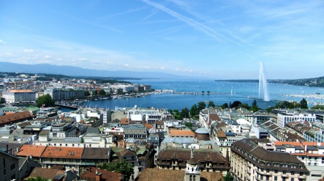 Geneva skyline