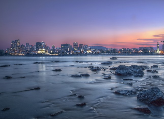 Montreal night view