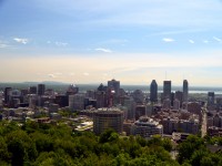 View over Downtown Montreal
