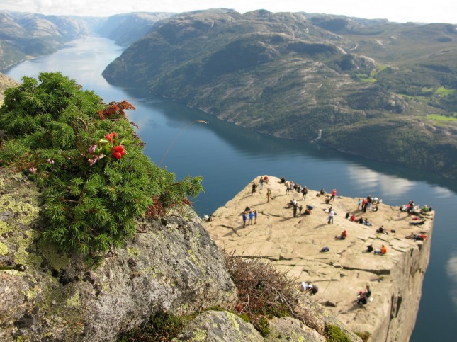 Pulpit Rock in Sweden