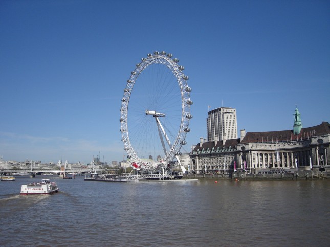The London Eye from a distance