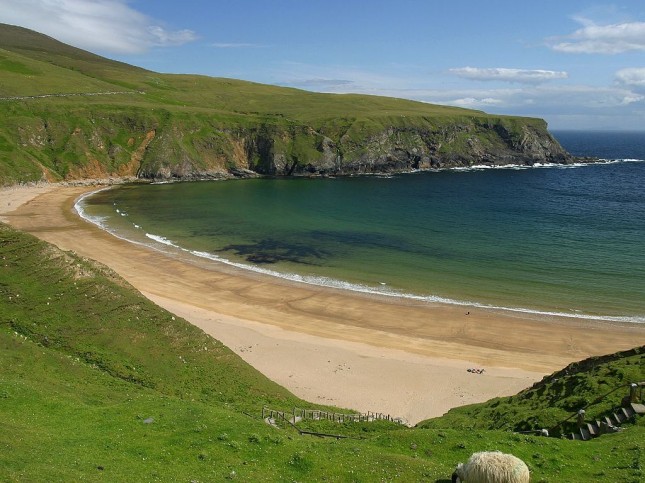 Silver Strand in Co Donegal, Ireland