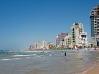 Beach view in Tel Aviv