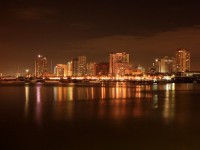 Manila skyline by night