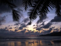 Phuket beach sunset