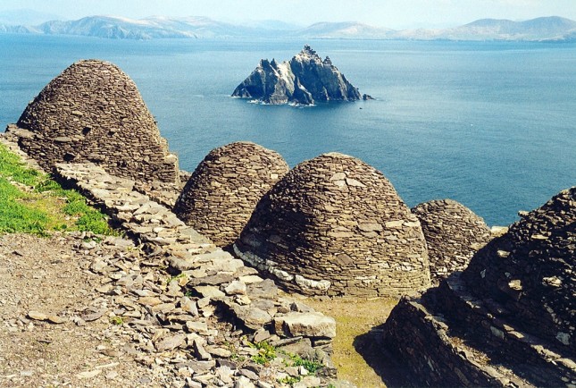 Skellig Michael and beehive cells of the monks