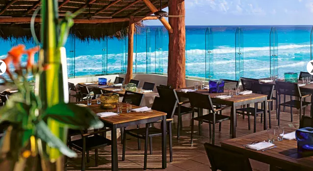 Restaurant at Live Aqua Cancun resort