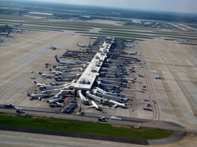 Airplanes at the Atlanta Airport