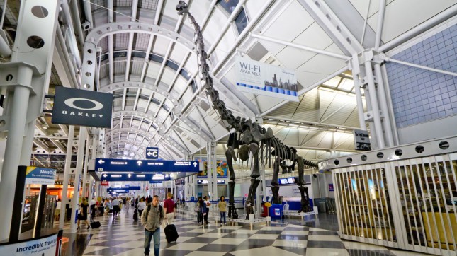 Inside Chicago O'hare Intl Airport