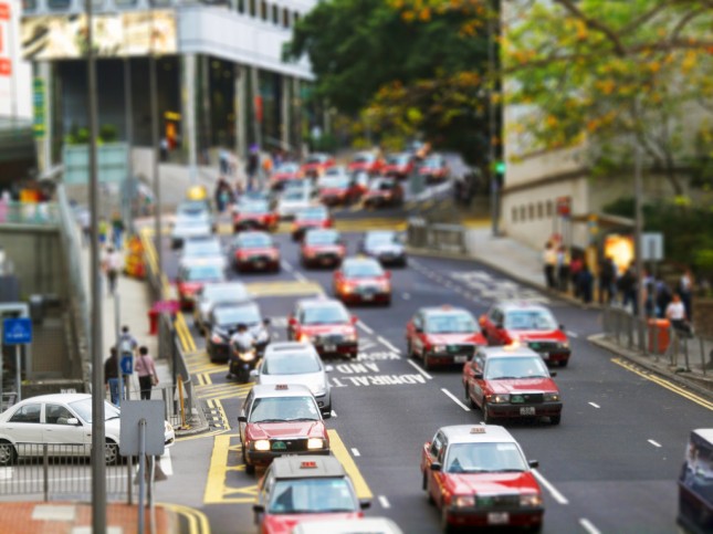 Hong Kong taxis