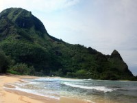 Kauai beach, hawaii