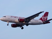 Virgin America airplane Virgin America airplane