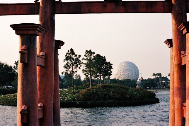 View at Epcot theme park, Disney World, Florida