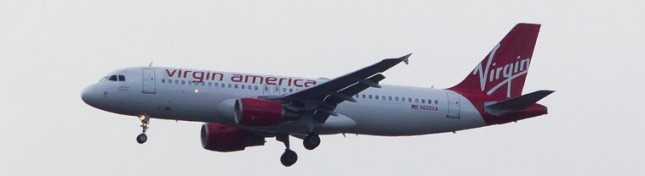 Virgin America airplane