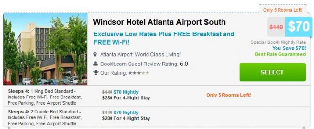 Windsor Hotel Atlanta Airport South