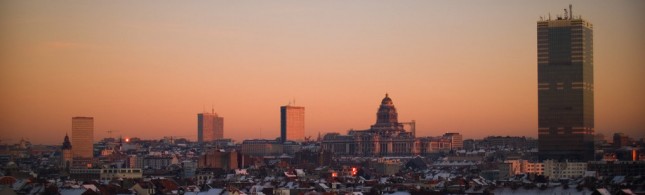 Brussels skyline, Belgium