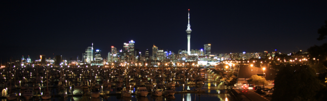 Auckland by night