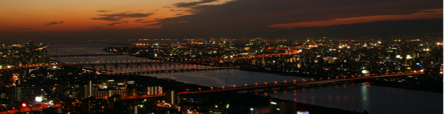 Osaka night view