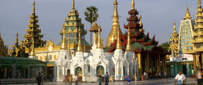 Yangon temples, Myanmar