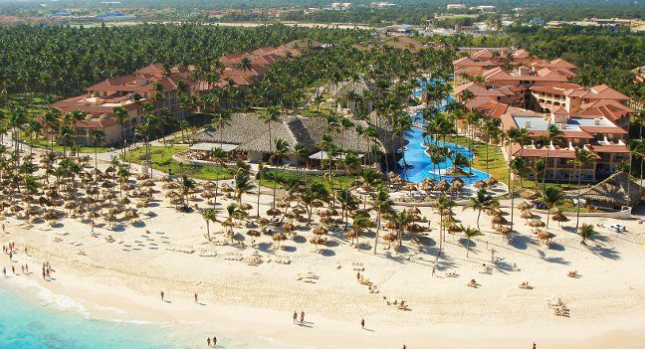 Beach view at Majestic Colonial Punta Cana