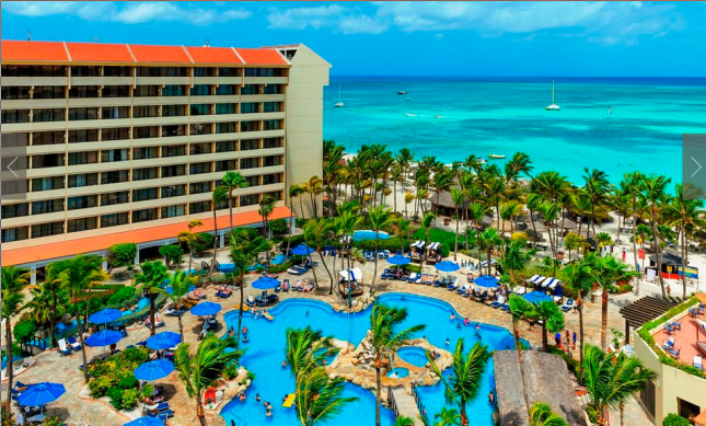 Pool view - Occidental Grand Aruba