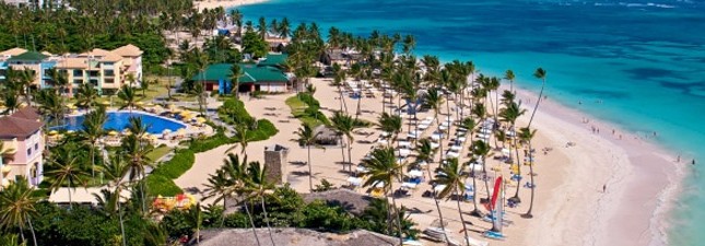 Beach view of Ocean Blue and Sand resort