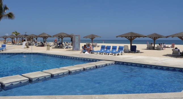 Swimming pool at Posada Real Los Cabos