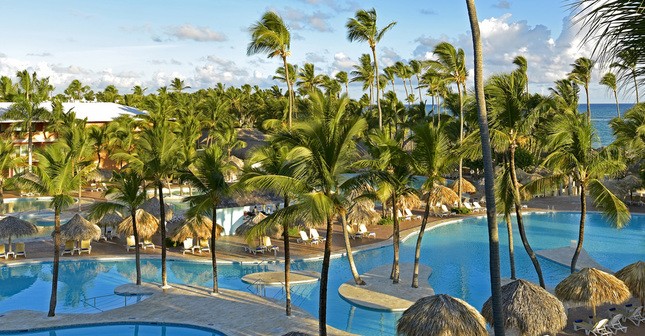 Pool view at Iberostar Dominicana Hotel