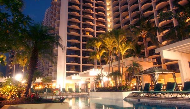 Pool view at Marriott Beach Resort