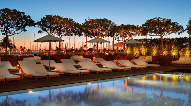 Pool view at The Modern Honolulu