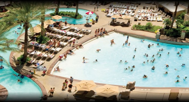 Pool complex at Monte Carlo Resort