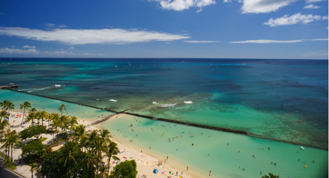 Beach at Pacific Beach Hotel