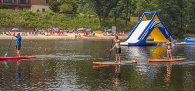 The lake at Skytop Lodge