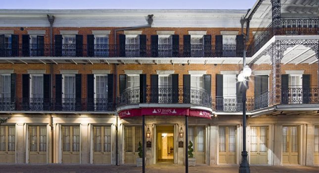 St James Hotel in New Orleans