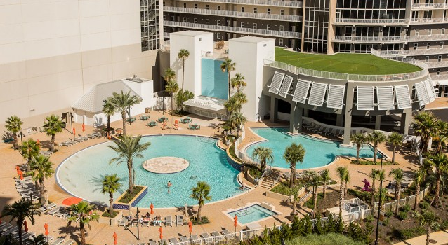 Pool complex at Laketown Wharf Resort