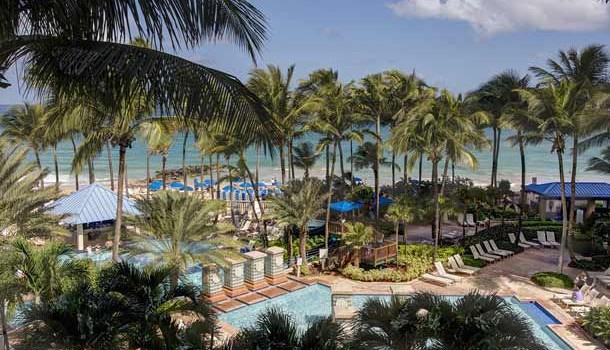 Garden view at San Juan Marriott Resort