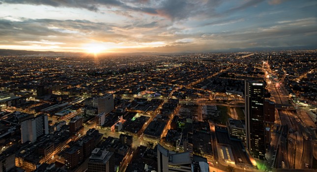 Bogota skyline