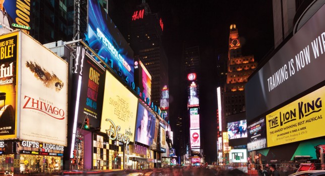 Times Square in New York City