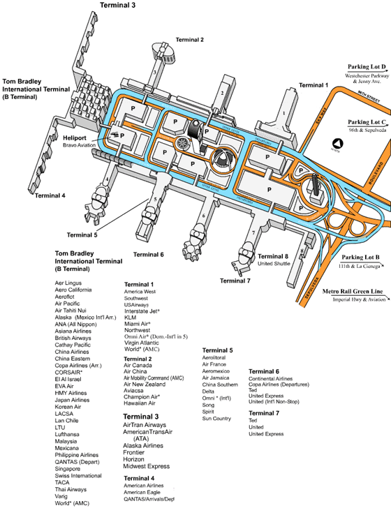 oma airport map